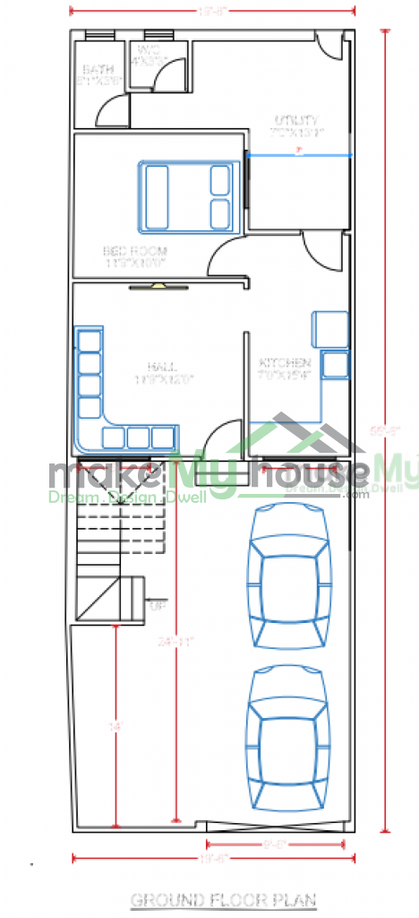 2D Elevation plan