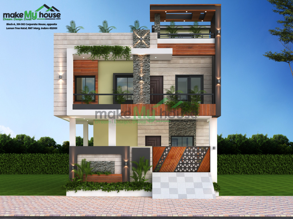 Duplex Exterior house design