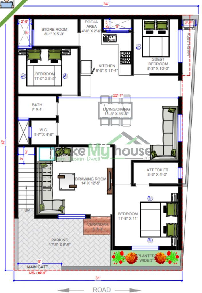 3d elevation design