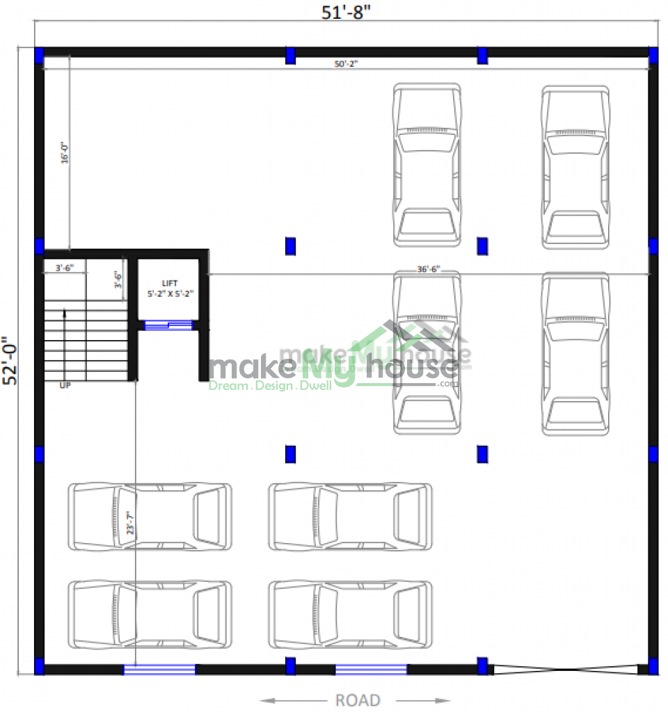 Commercial cum Residential Floor Plan designs 