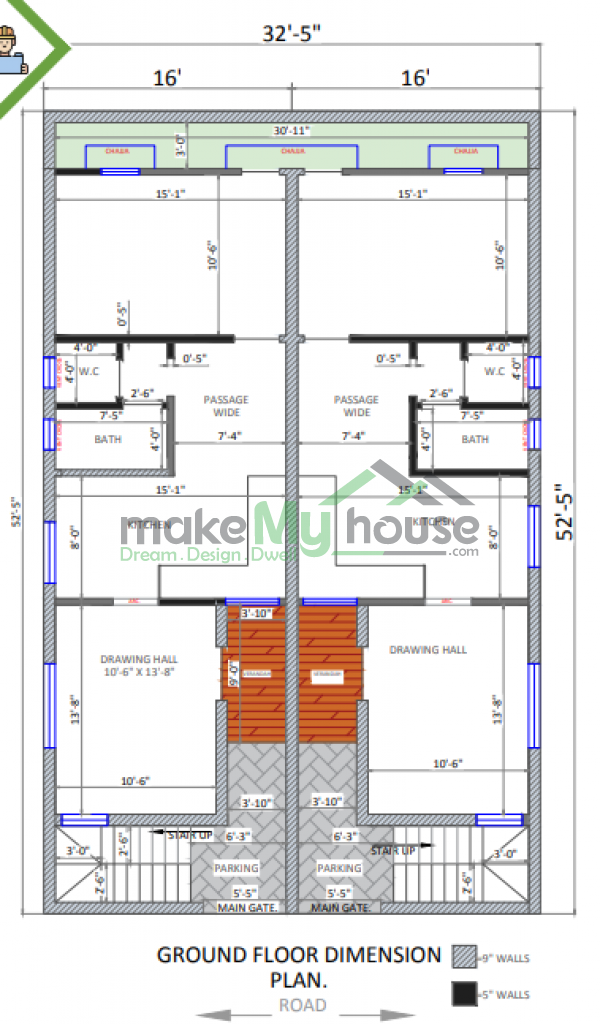 3D elevation designs for villa 