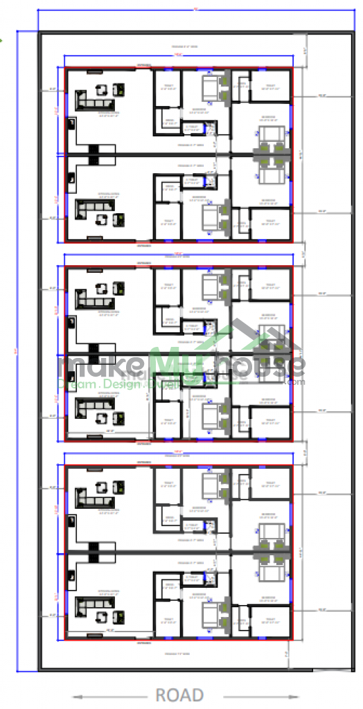 3d elevation for simplex house