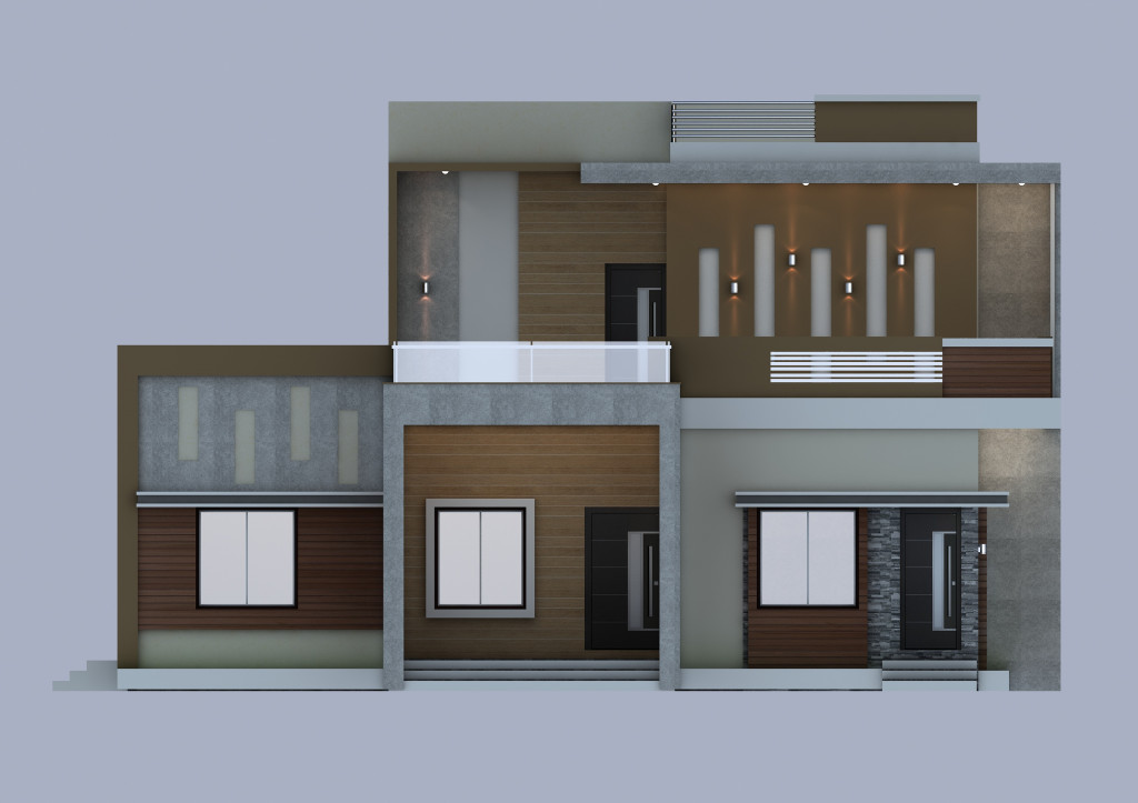 3D front elevation designs 