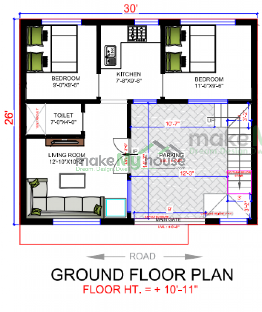 residential cum commercial plan for rental