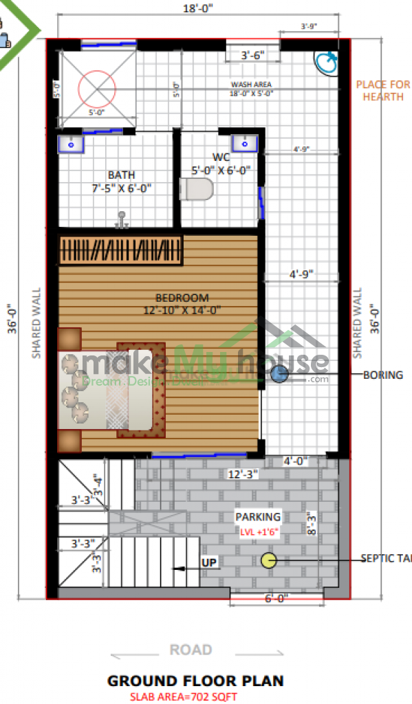 duplex house floor plan