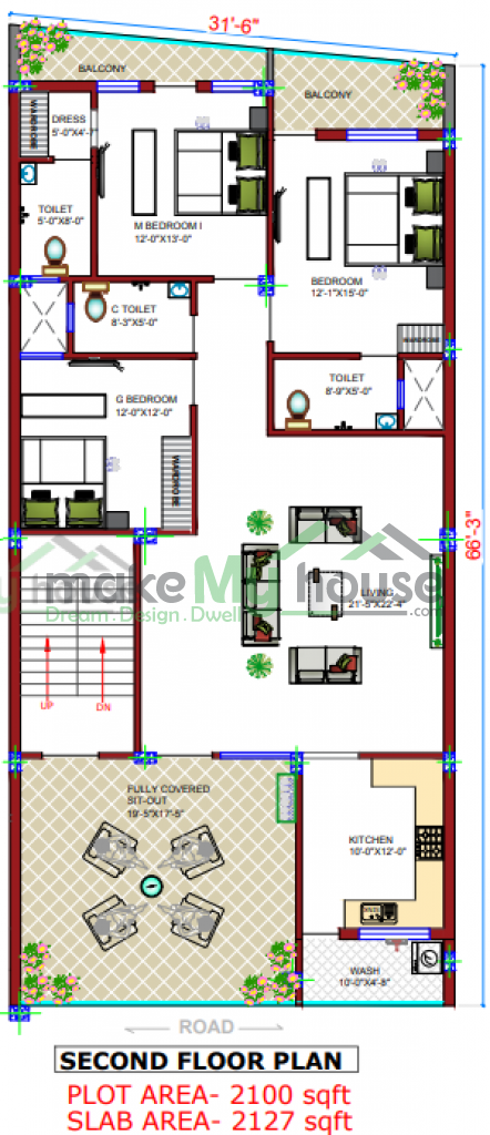 3D house elevation