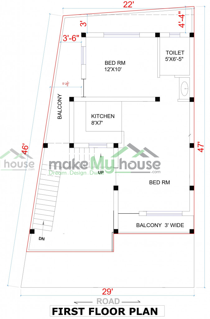 duplex floor plan