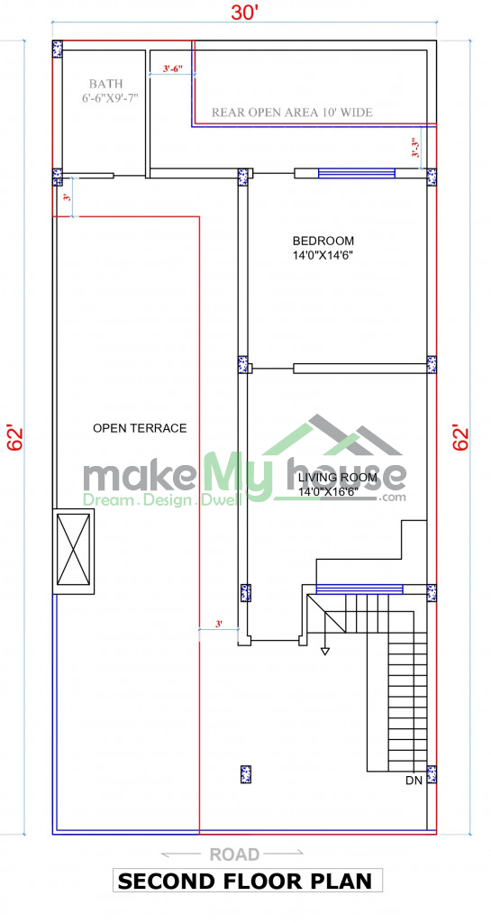 2d elevation for residential house