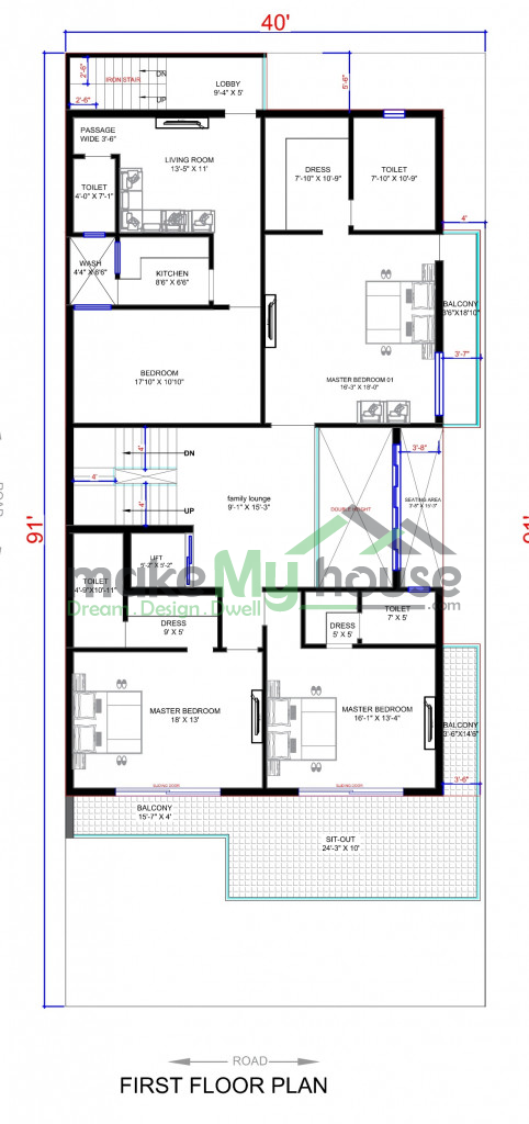 Floor Plan with Parking