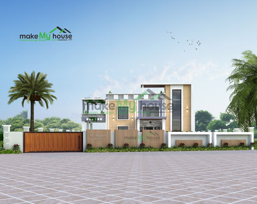 2d elevation for residential house