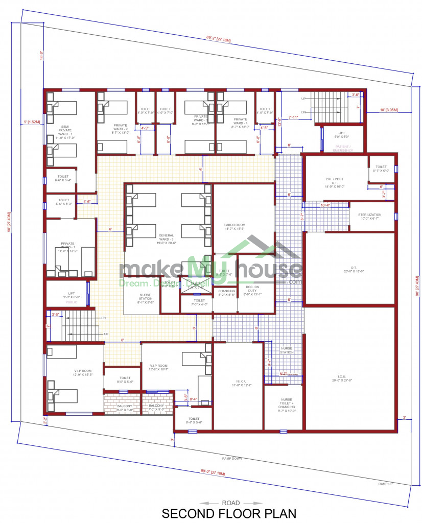 hospital floor plan with pharmacy