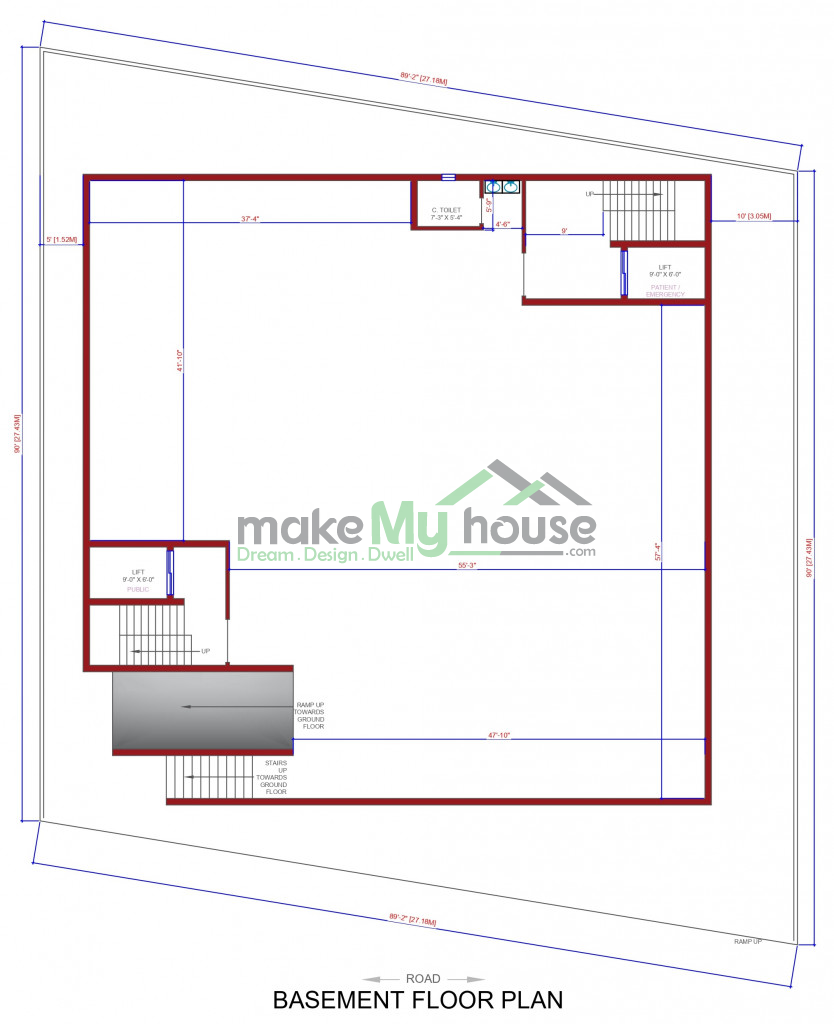 Hospital floor plan