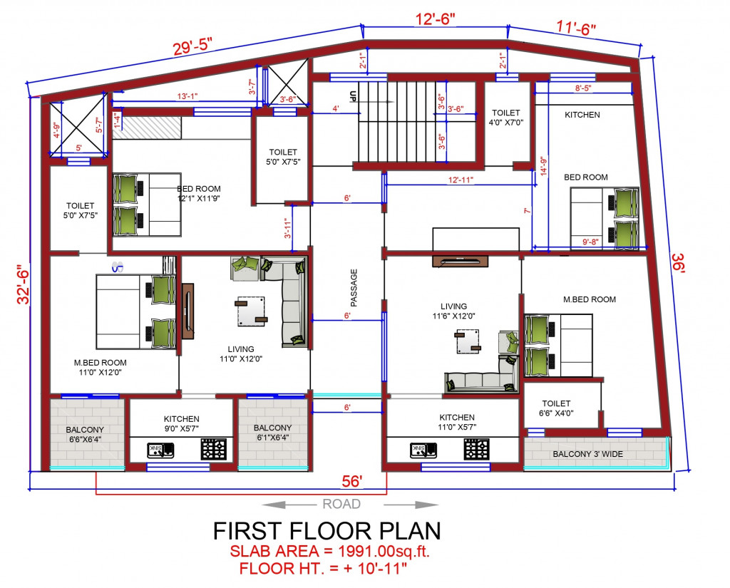 2d elevation designs for house