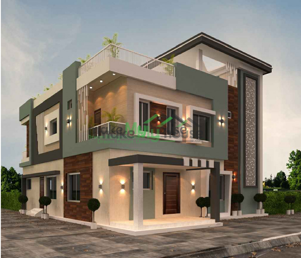 Duplex House Elevation Design