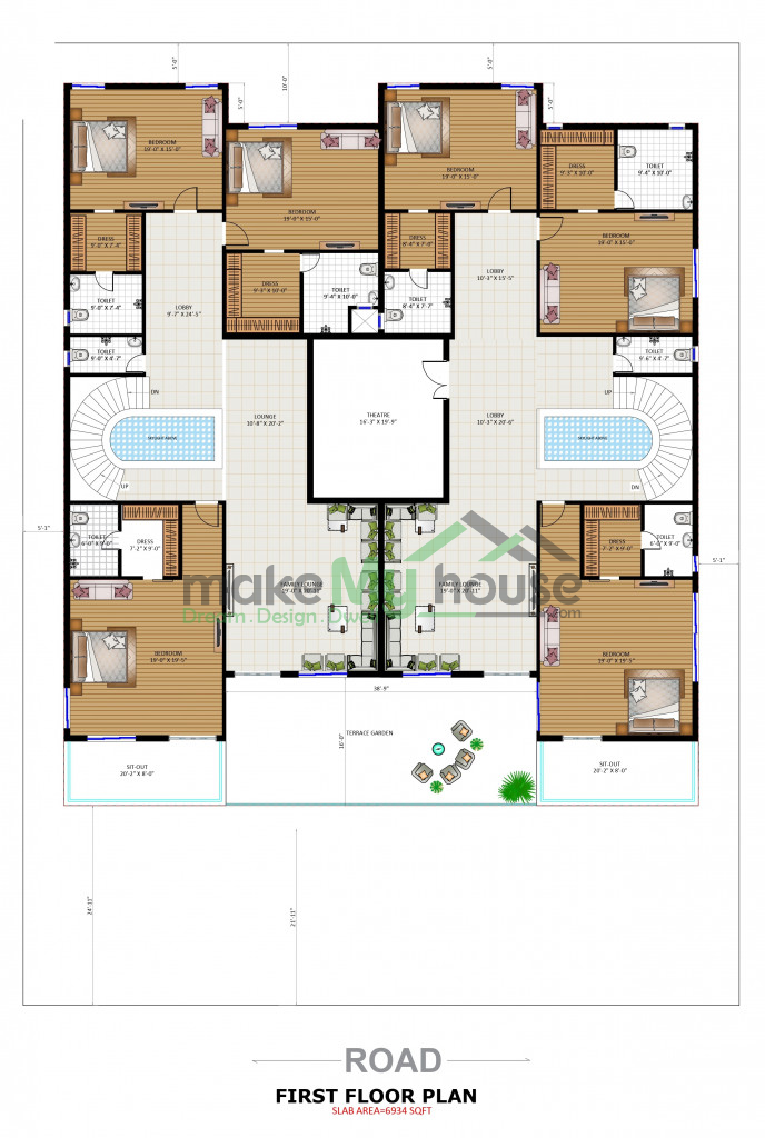 duplex house exterior design