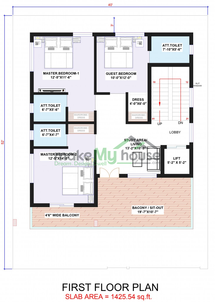 floor plan with garden and parking