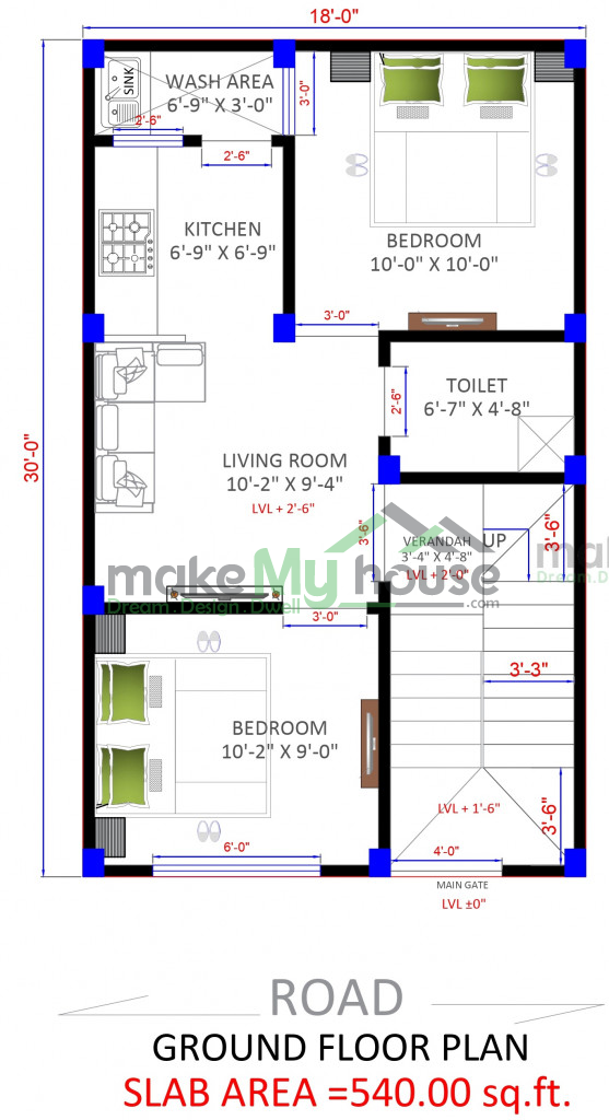 Duplex House Plan Design