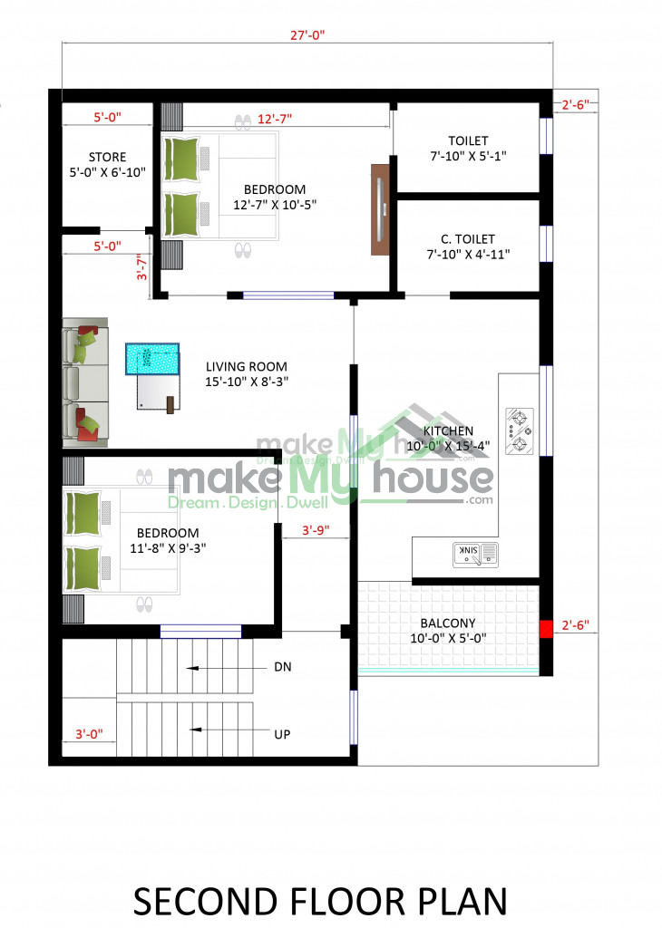 30x36 Floor Plan