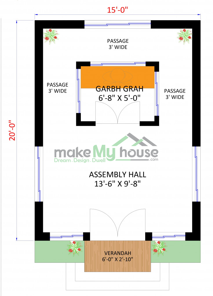 simplex floor plan