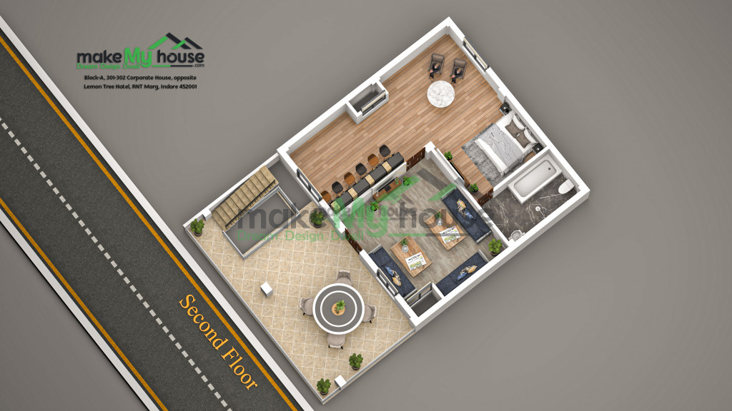 Triplex floor plan