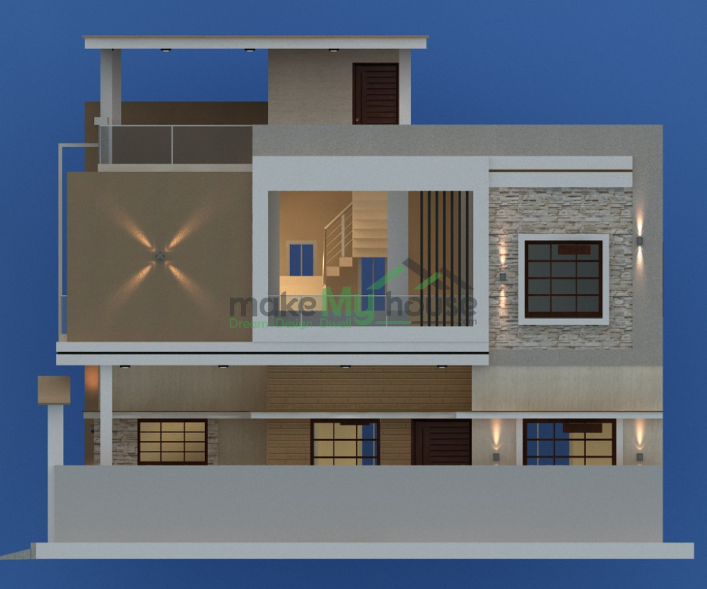 2d elevation for residential house