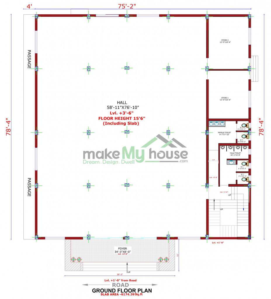 79x78 house plan