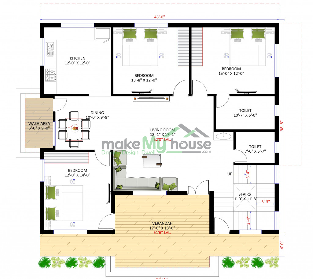 floor plan for residential house