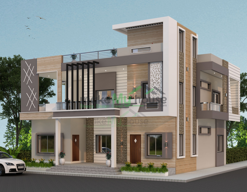 3d elevation designs for house 