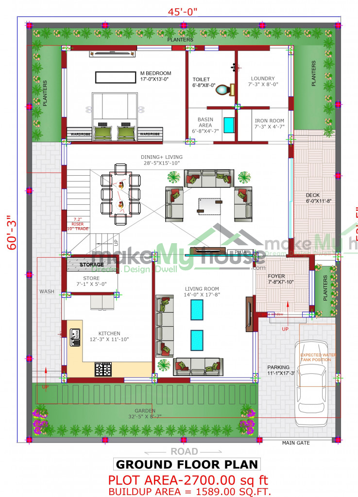 2d elevation for residential house