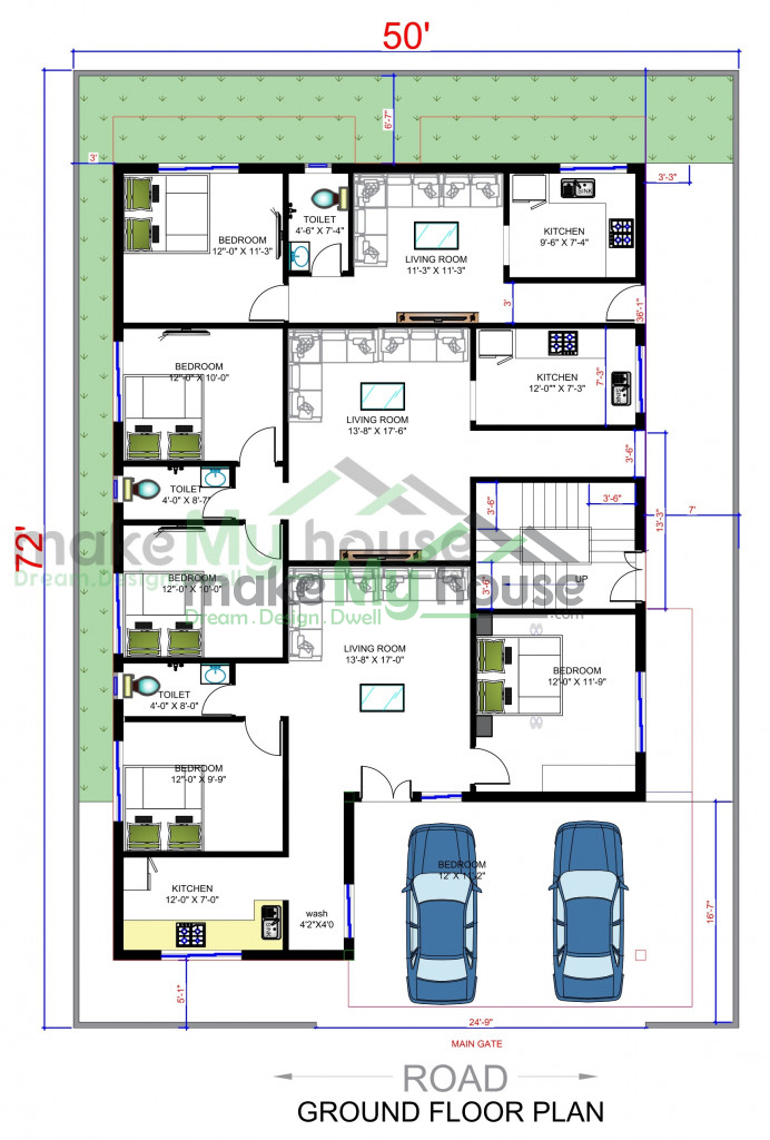 east facing floor plan 