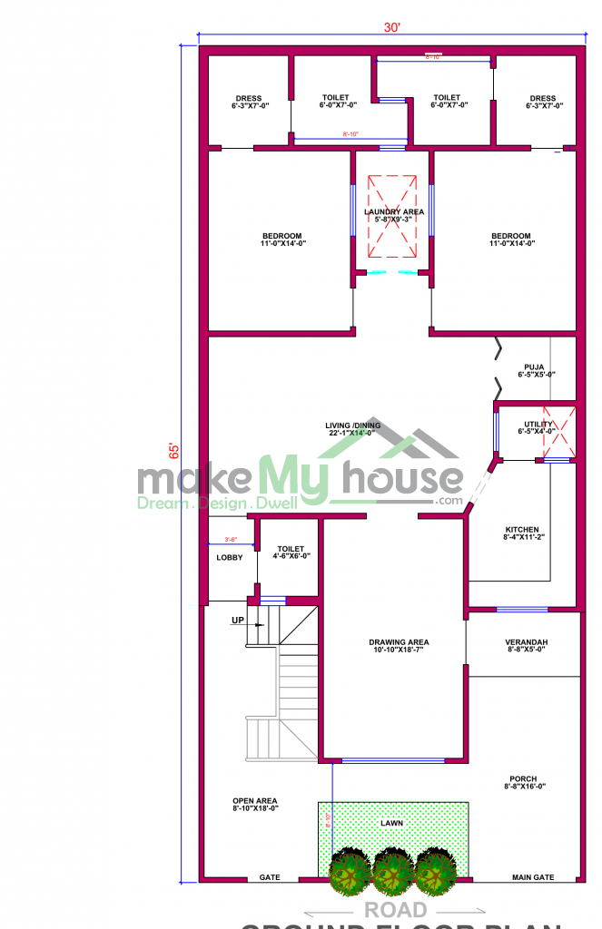 elevation border design