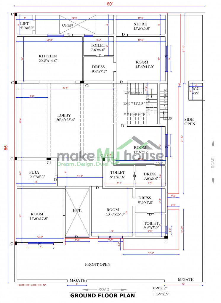 3d elevation designs for house 