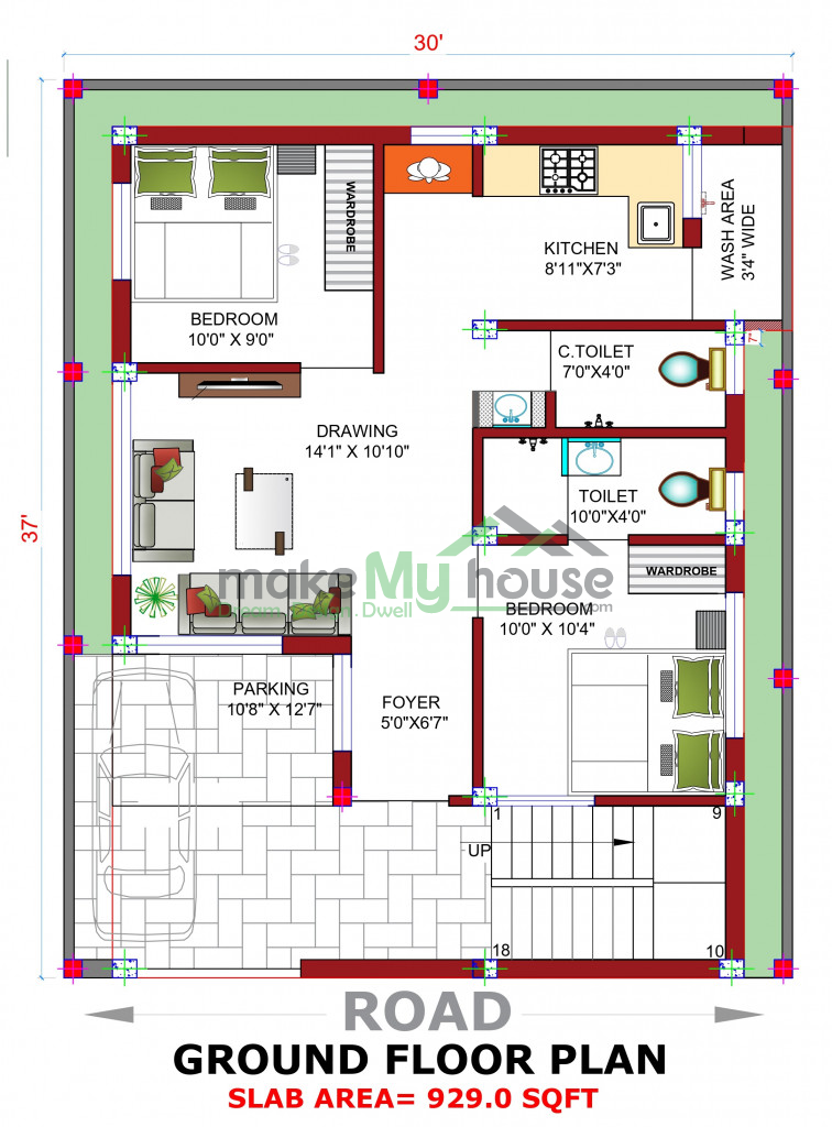 3D elevation designs for modern house 