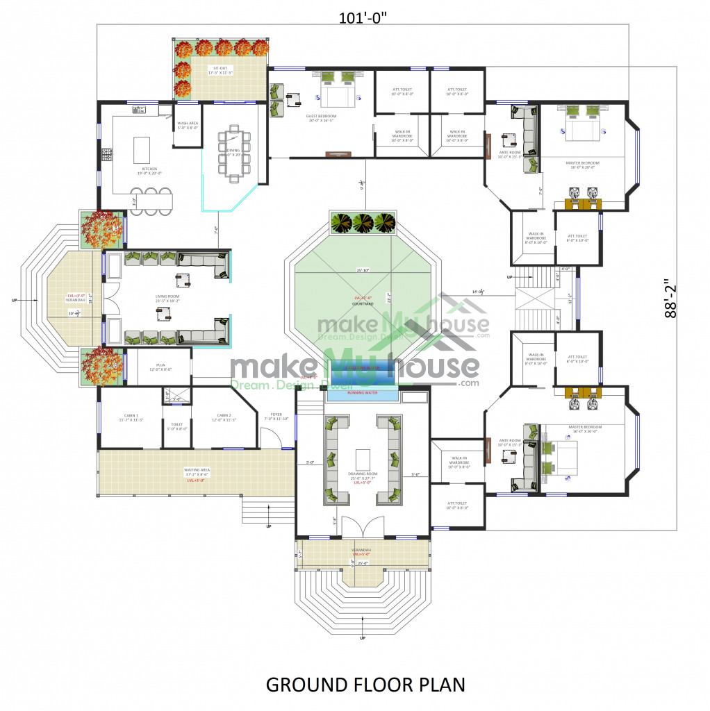 8800Sqft 3D House Design