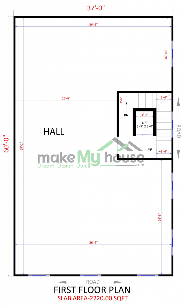 37x60 house plan