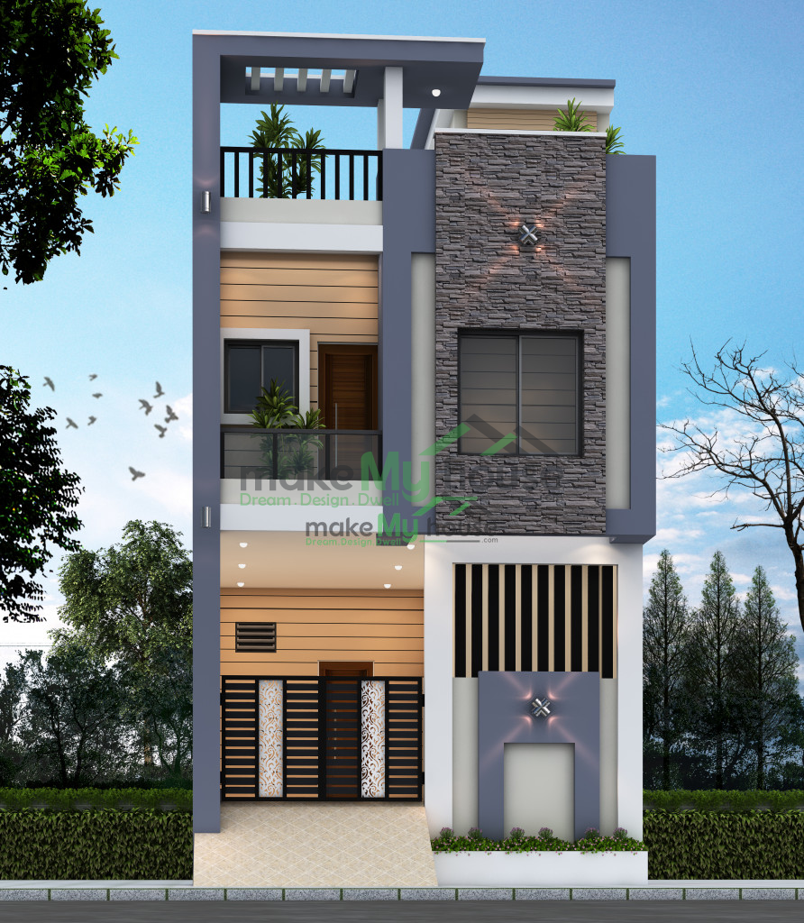 18ft x 30ft House Elevation Design