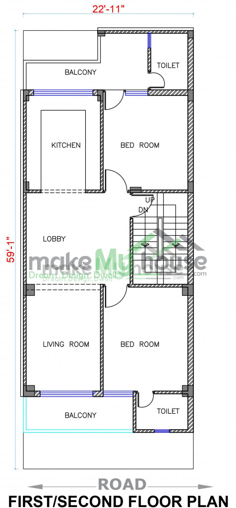 triplex house exterior design