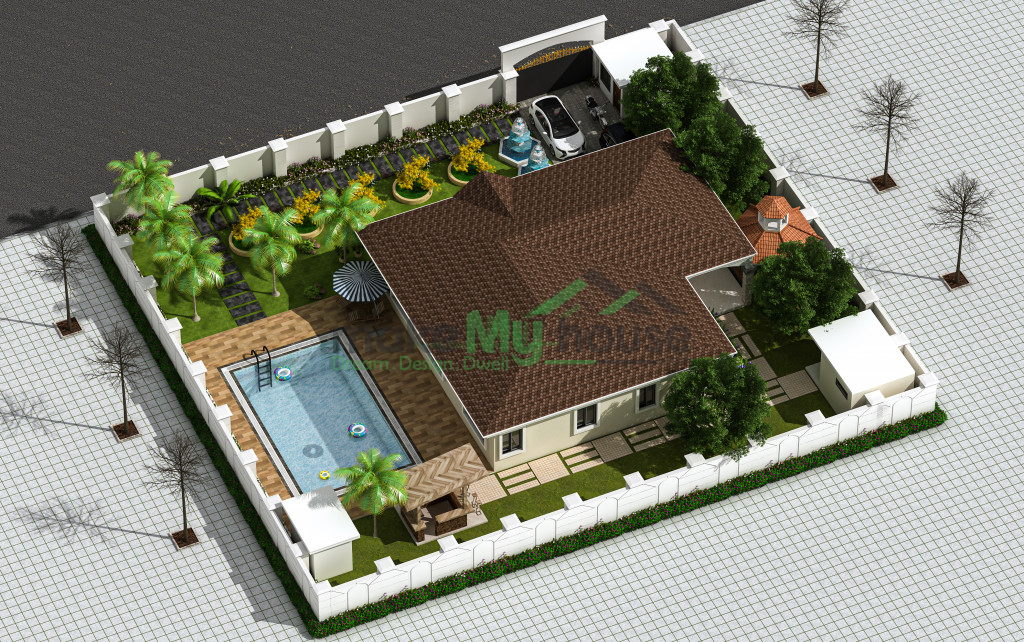 swimming pool of house