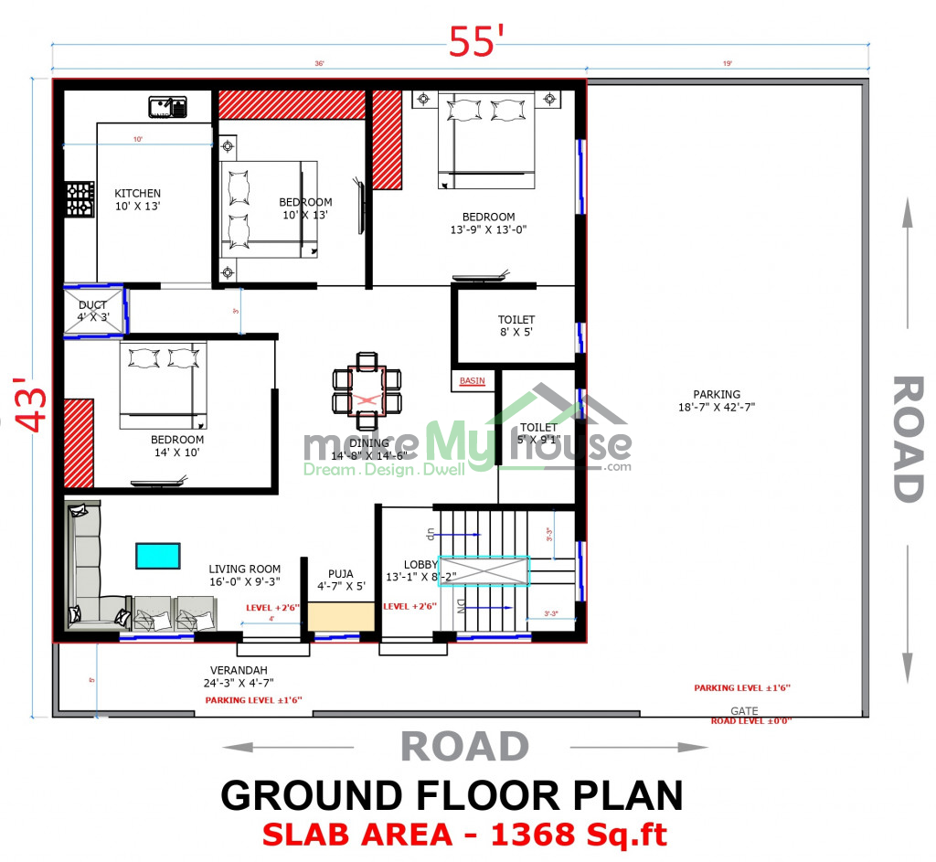 Simplex Floor Plan