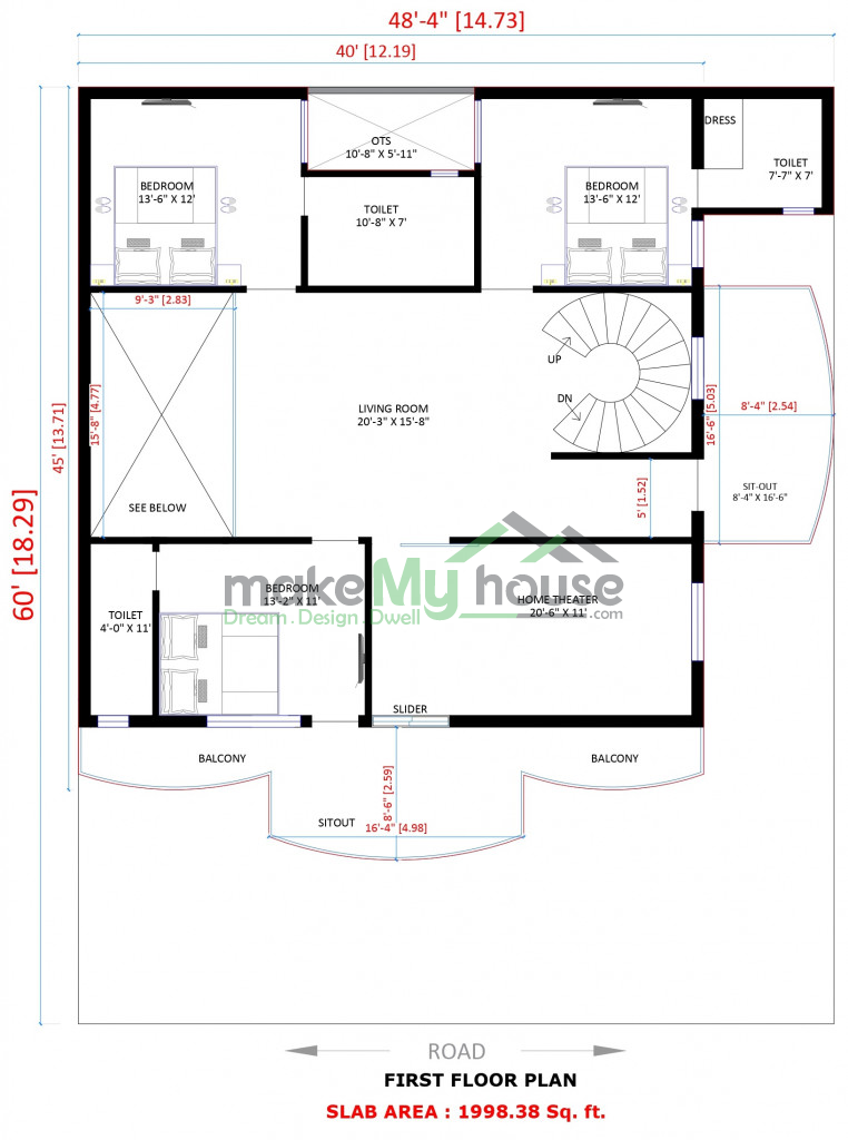 Duplex Exterior Elevation Design