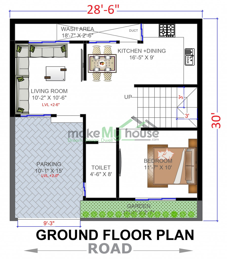 3D elevation designs for modern house 