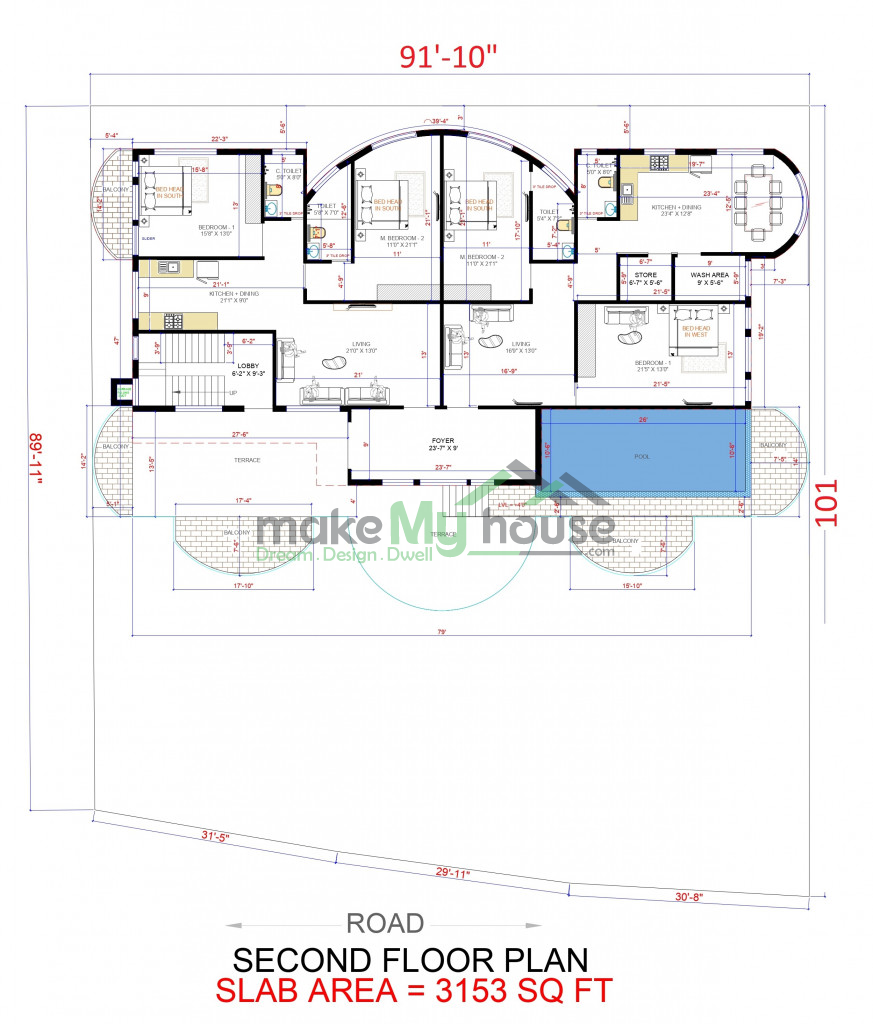 9200Sqft Exterior Elevation Design