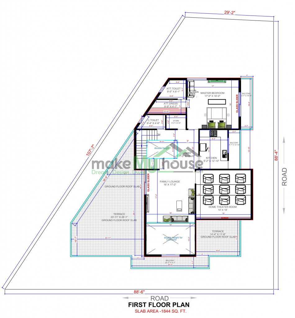 duplex house exterior 