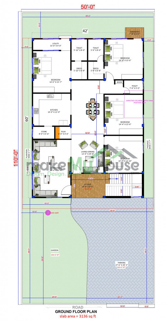 duplex floor plan