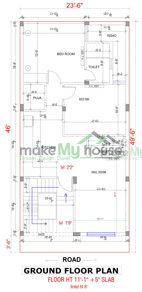 floor plan for bungalow 