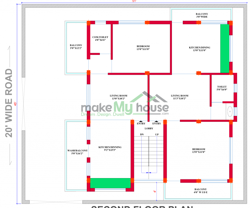 east facing house design