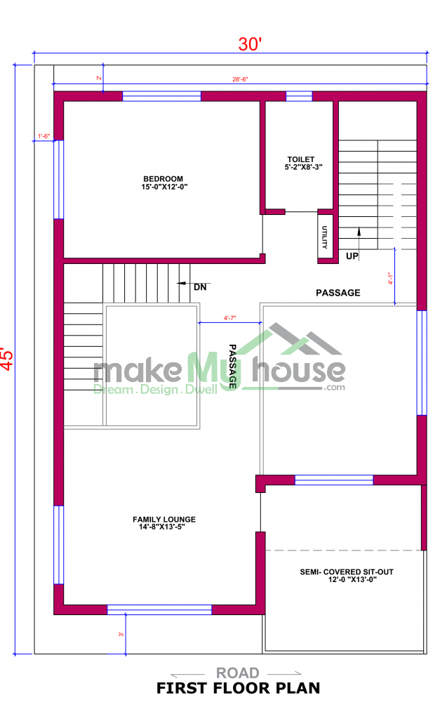 architecture drawing house plan