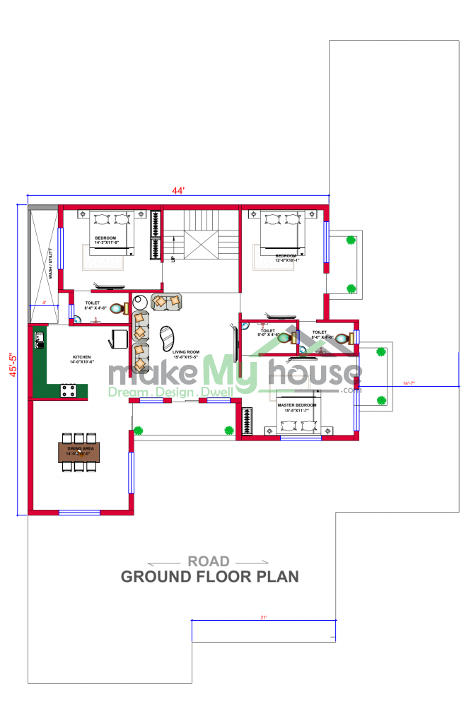 second floor house design