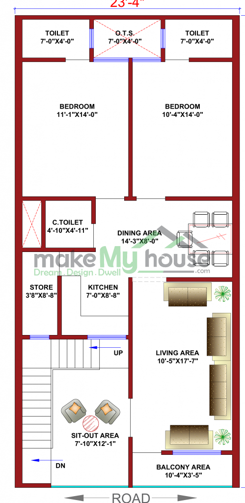 Floor Plan with Parking