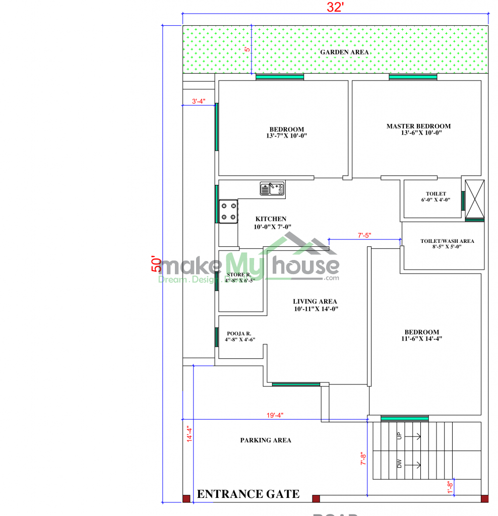 simple house floor plan